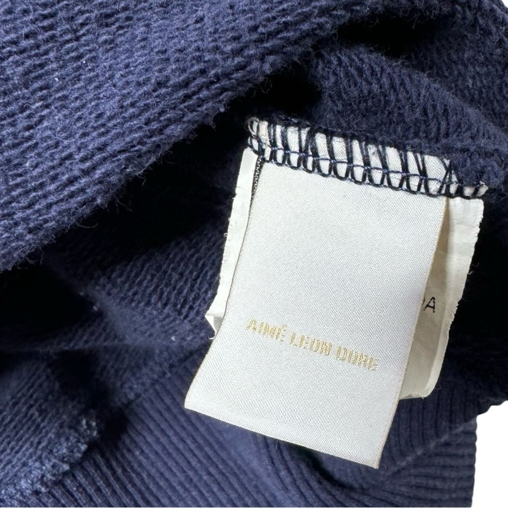 aimé leon dore x New Balance | 20 Oz Quarter Zip Pullover Evening Blue XL SS2021 - Picture 4 of 8